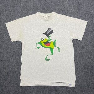 Vintage Warner Bros Michigan J Frog T-shirt Size Medium USA Single Stitch 0568